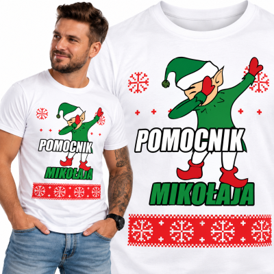 KOSZULKA ŚWIĄTECZNA POMOCNIK MIKOŁAJA